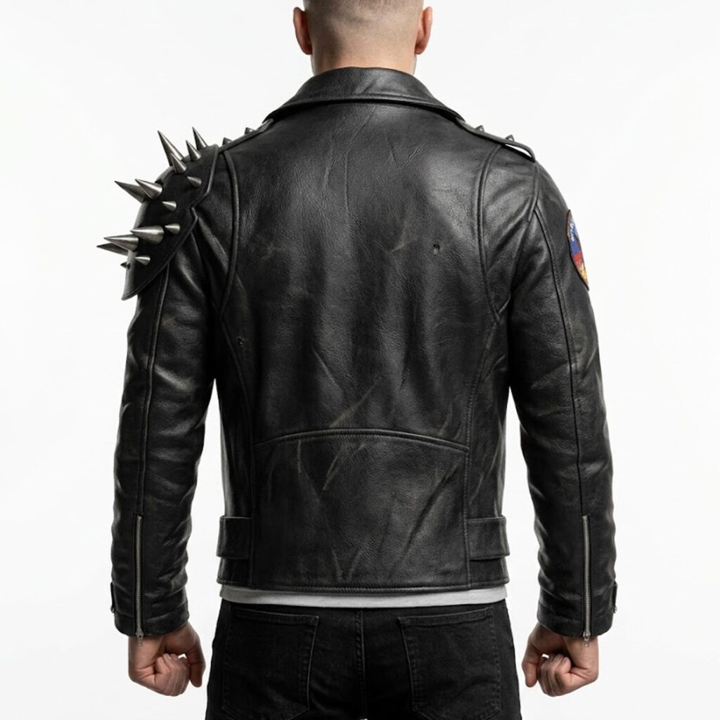 Cyberpunk 2077 Dracula Black Studded Jacket