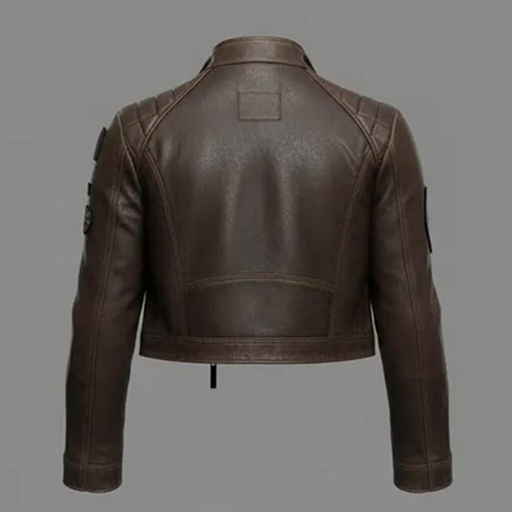 Cyberpunk 2077 Nomad Cropped Leather Jacket