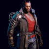 Cyberpunk 2077 Placide Brown Trench Coat