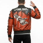 Cyberpunk 2077 Samurai Orange Bomber Jacket