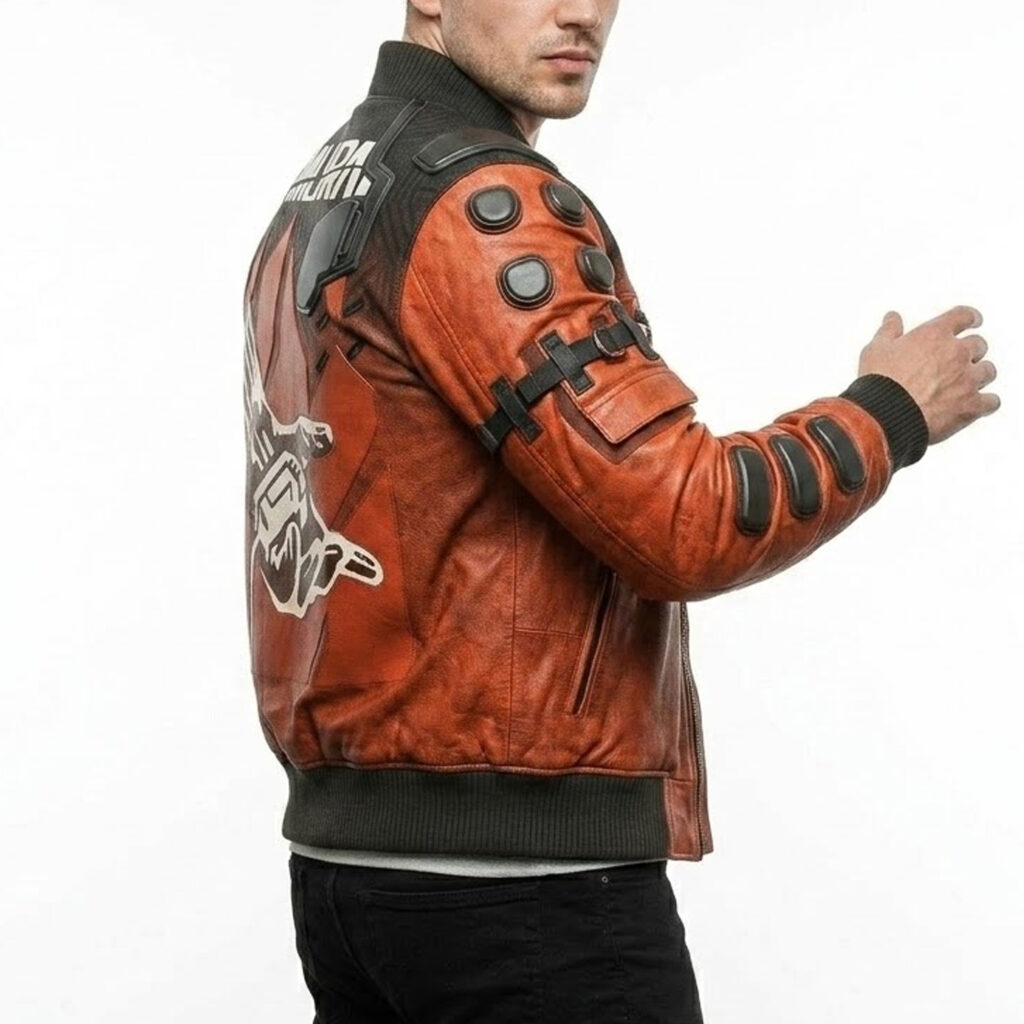 Cyberpunk 2077 Samurai Orange Bomber Jacket