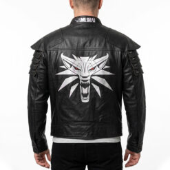 Cyberpunk 2077 Samurai Wolf School Leather Jacket